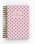 Polka Dot Foil Daily Planner