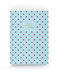 Ocean Mist Polka Dot Lined Notebook