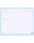 Gingham Compact Student Weekly Desk Planner