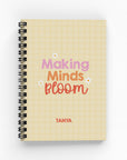 Making Minds Bloom Lined Notebook