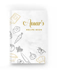 Gold & Black Foil Cooking Recipe Book
