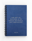Any Simple Quote Vegan Leather Foil Lined Notebook