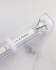 Diamond White & Silver Pen