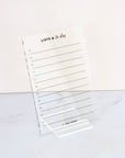 Acrylic Desk Stand - To Do List