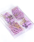 Paper Clips Bundle Purple - مجموعة مشابك ورق