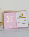 Any Bold Quote Foil Desk Calendar