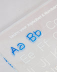 Acrylic Desk Stand - Learn Your Alphabets & Numbers