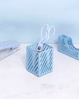 Metal Blue Pen Holder - حامل أقلام أزرق