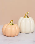 Bloom Nude Pumpkin Ceramic Decor - ديكور يقطين سيراميك 'بلوم' بيج