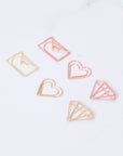 Paper Clips Bundle Gold & Rose Gold - مجموعة مشابك ورق
