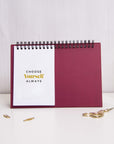 Yearly Foil Bold Desk Calendar