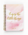 Enjoy the Little Things Foil Lined Notebook