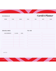 Power Puffs Compact Student Weekly Desk Planner | The Secret Society