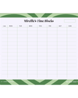 Power Puffs Time Blocks Weekly Desk Planner | The Secret Society