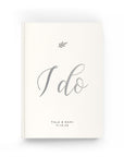 "I Do" Wedding Planner with Silver Foil