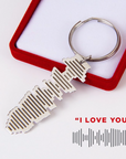 Our Little Secret Sound Wave Keychain - By Lana Yassine