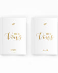His & Her Vows Lined Notebook