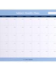 Pastel Monthly Desk Planner