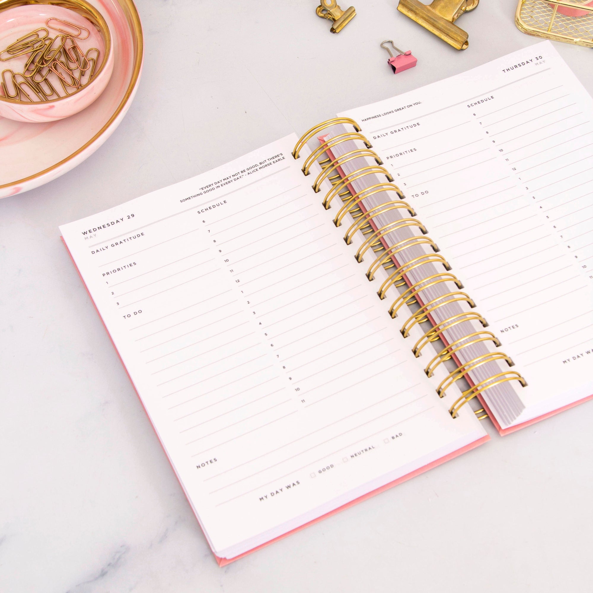 Coffee &amp; Cream Daily Planner