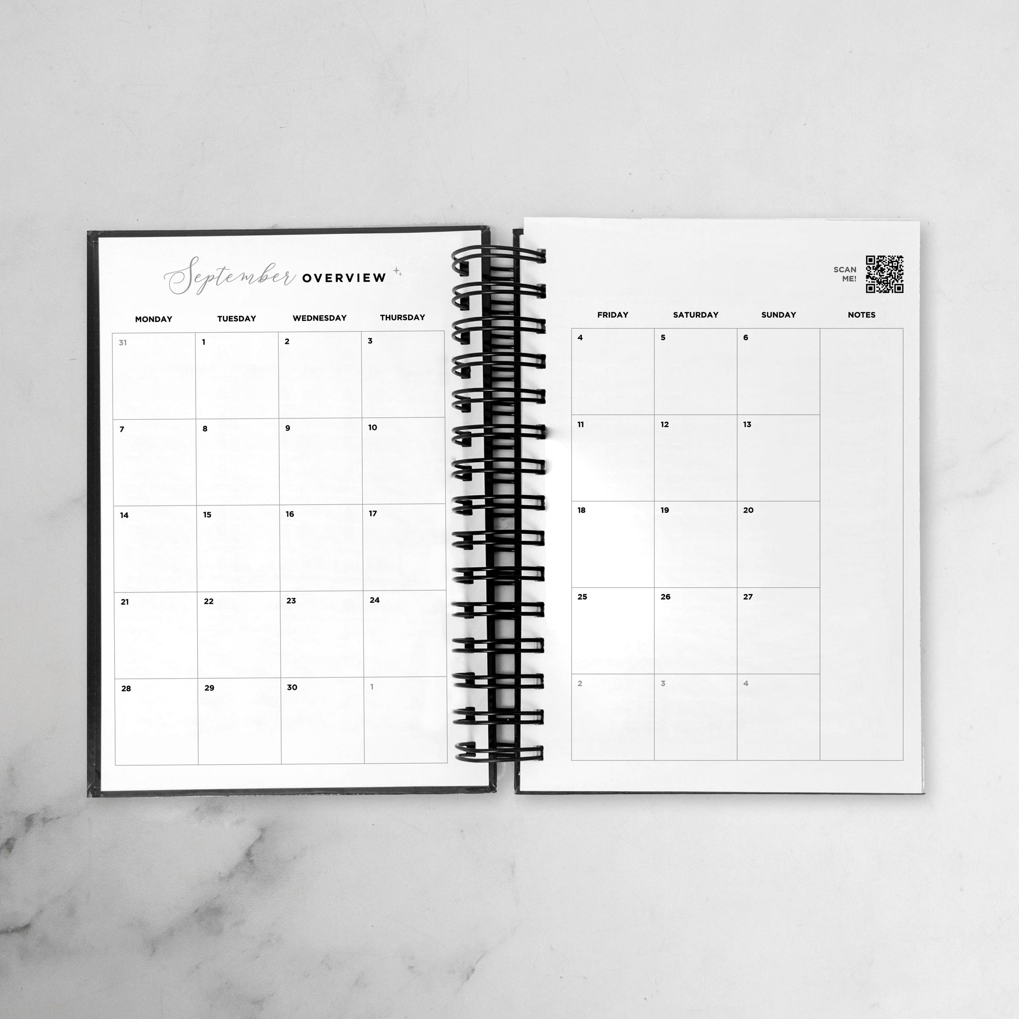 Striped Foil Academic Planner