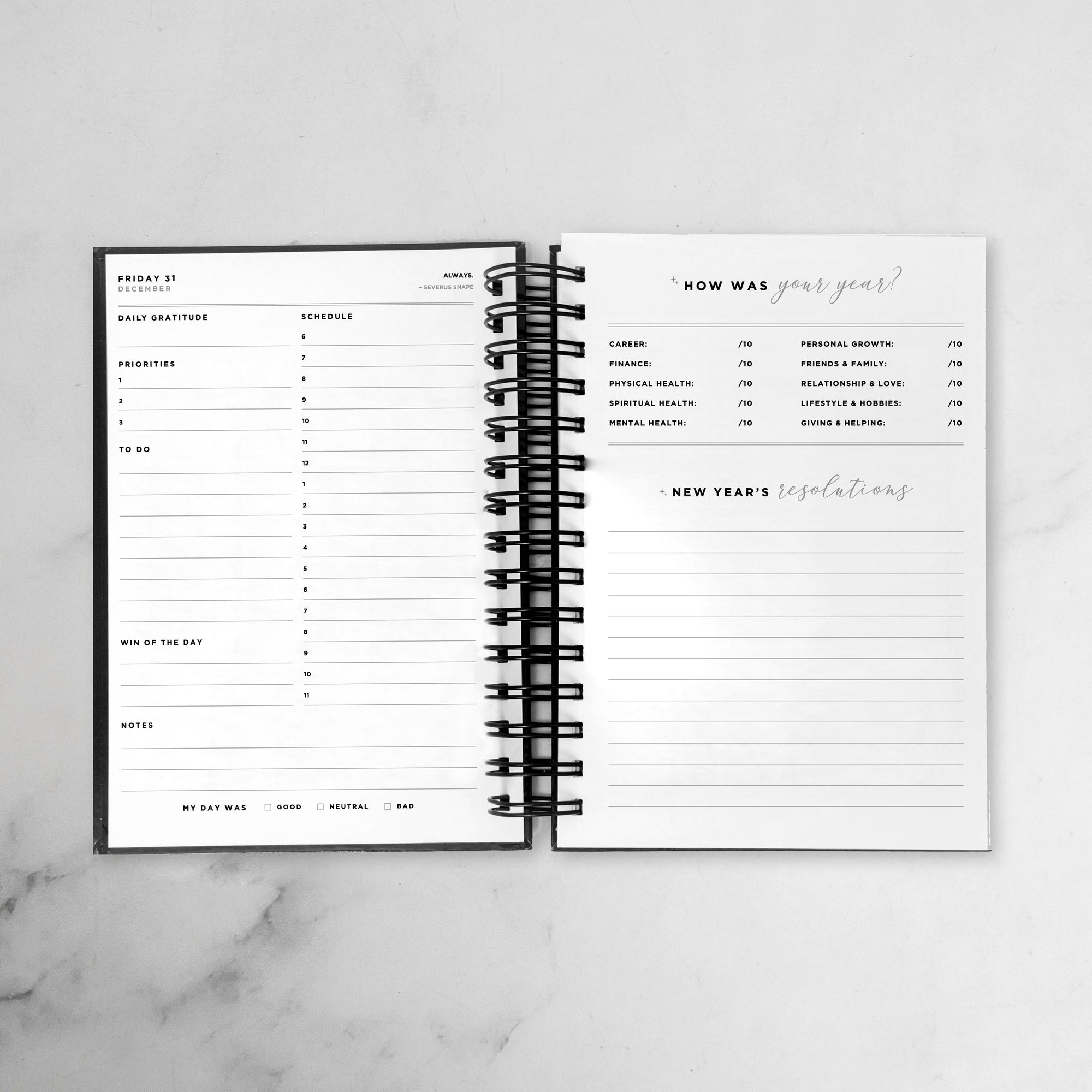 Coffee &amp; Cream Daily Planner