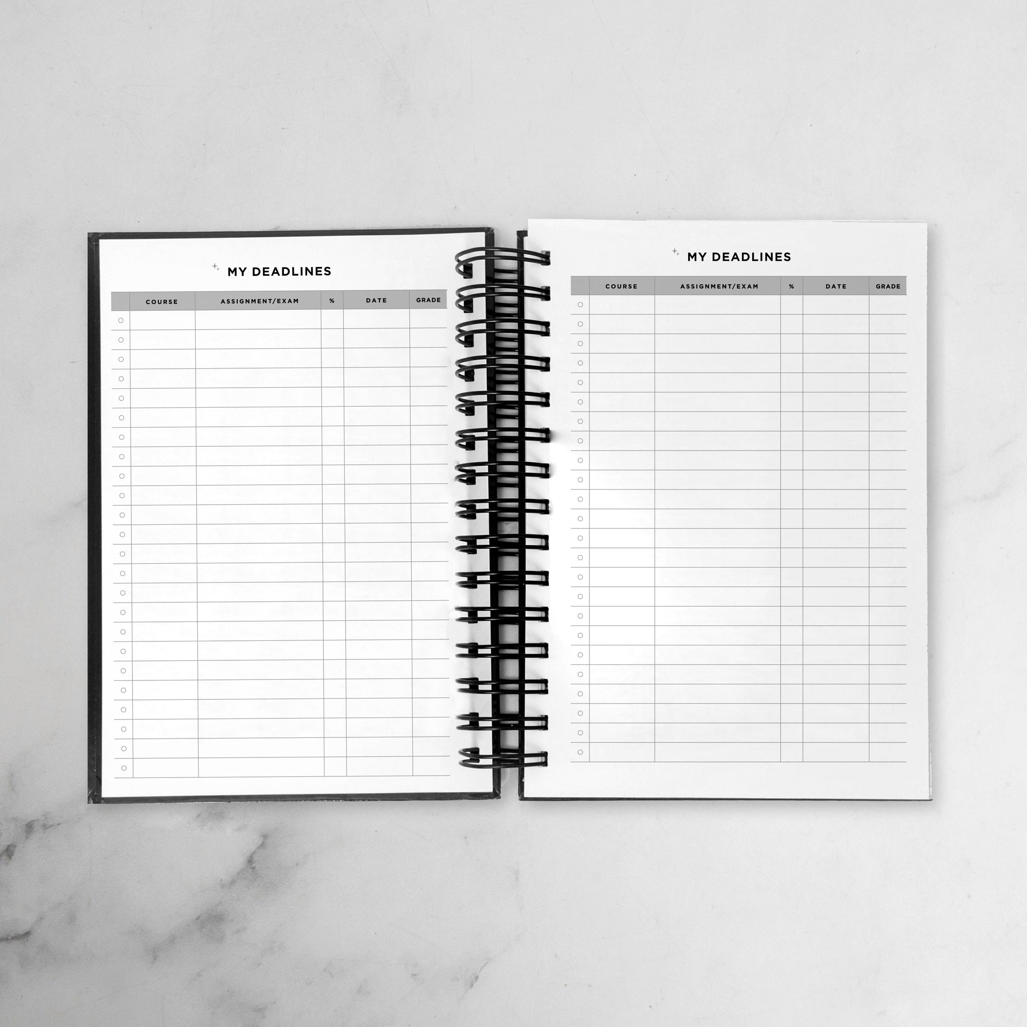 Business School Foil Academic Planner