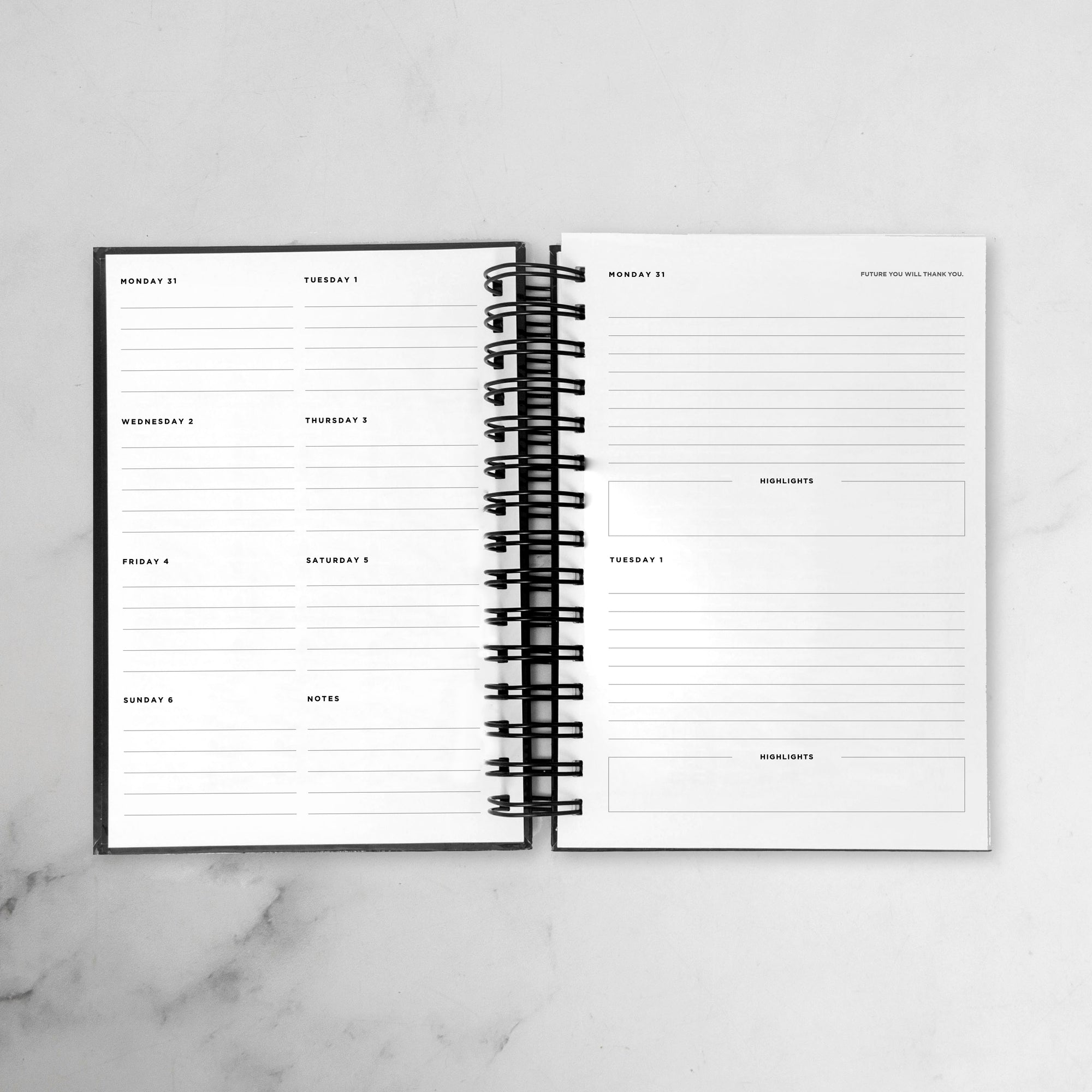 Business School Foil Academic Planner