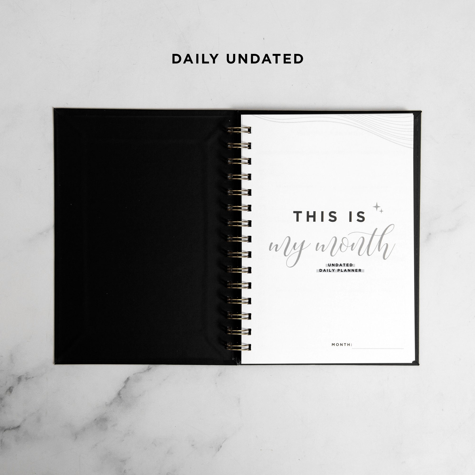 And She Did Undated Planner