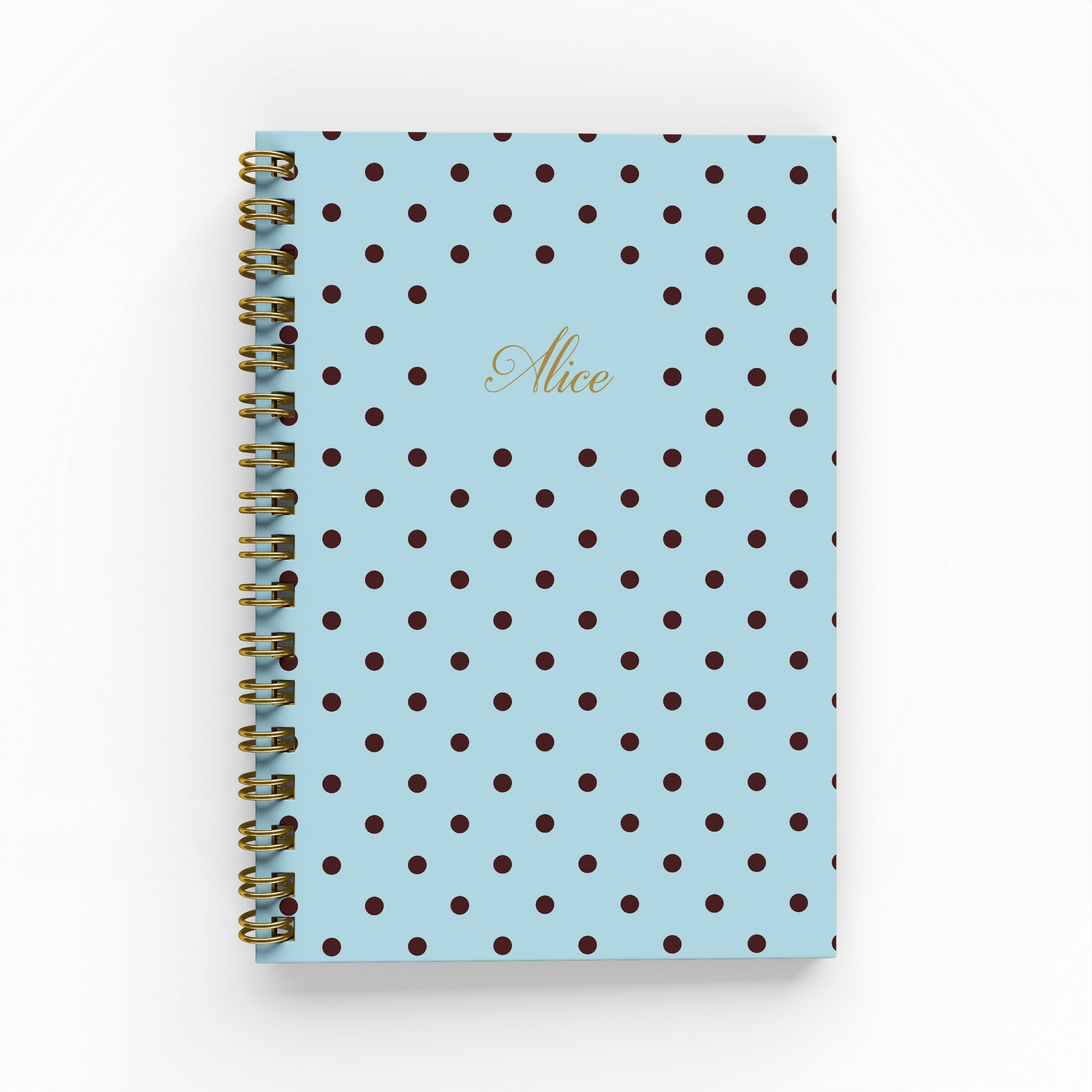 Polka Dot Foil Weekly Planner