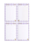 Gingham Student Study Desk Planner