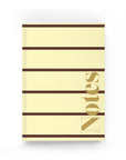 Old Money Lined Notebook