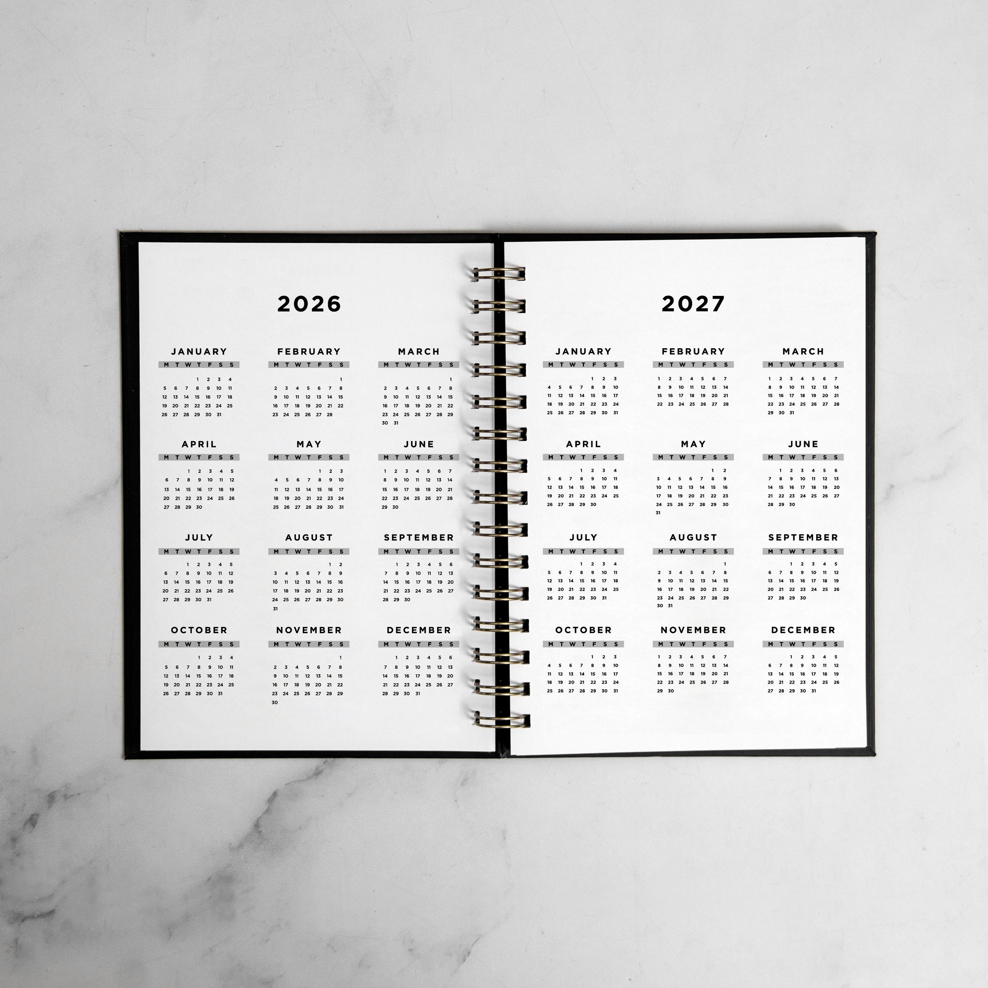 Simple Foil Weekly Planner
