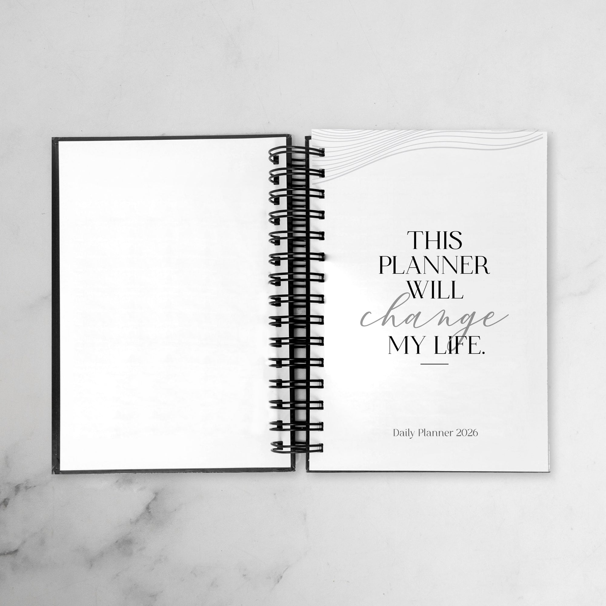 Any Script Quote Foil Daily Planner