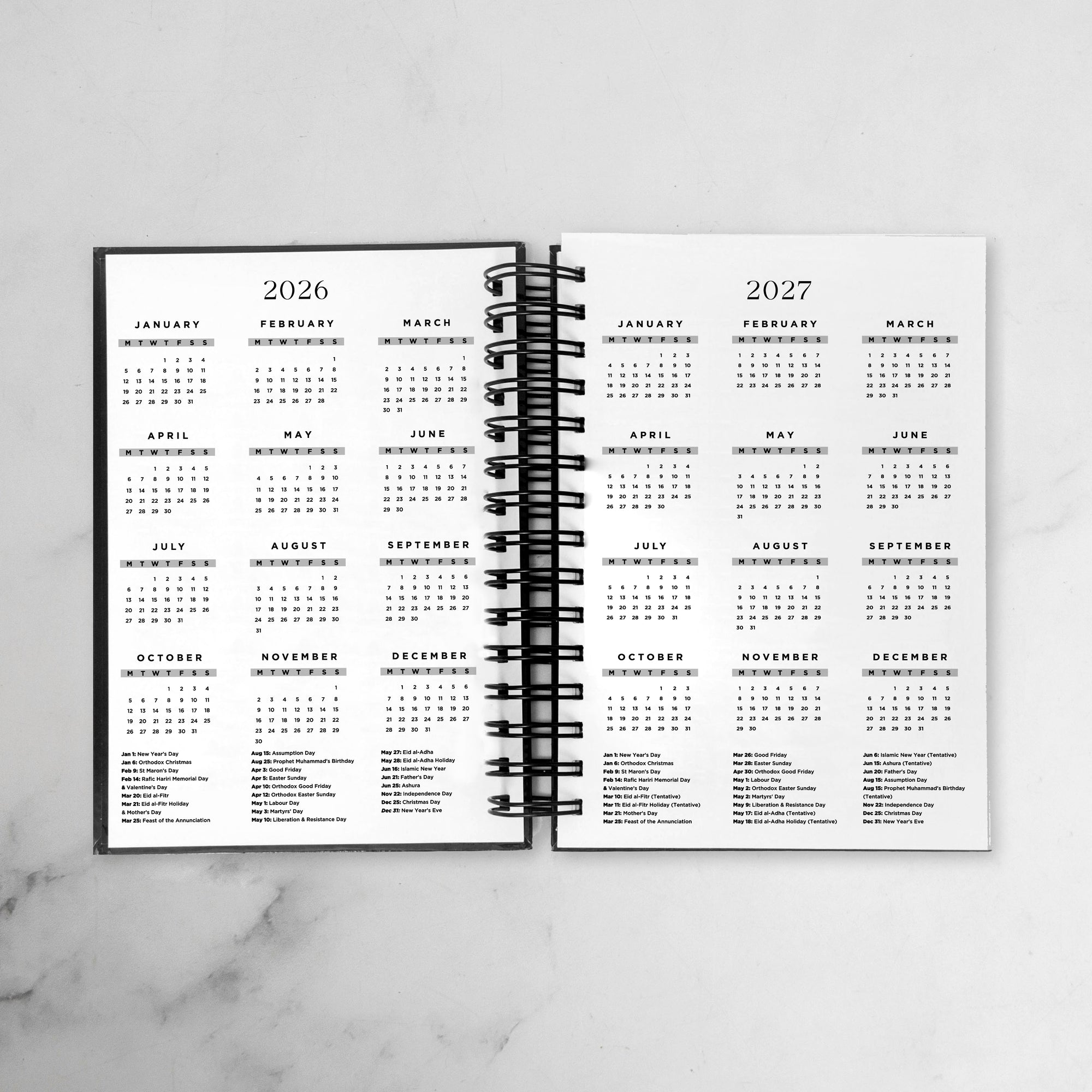 Business School Foil Academic Planner