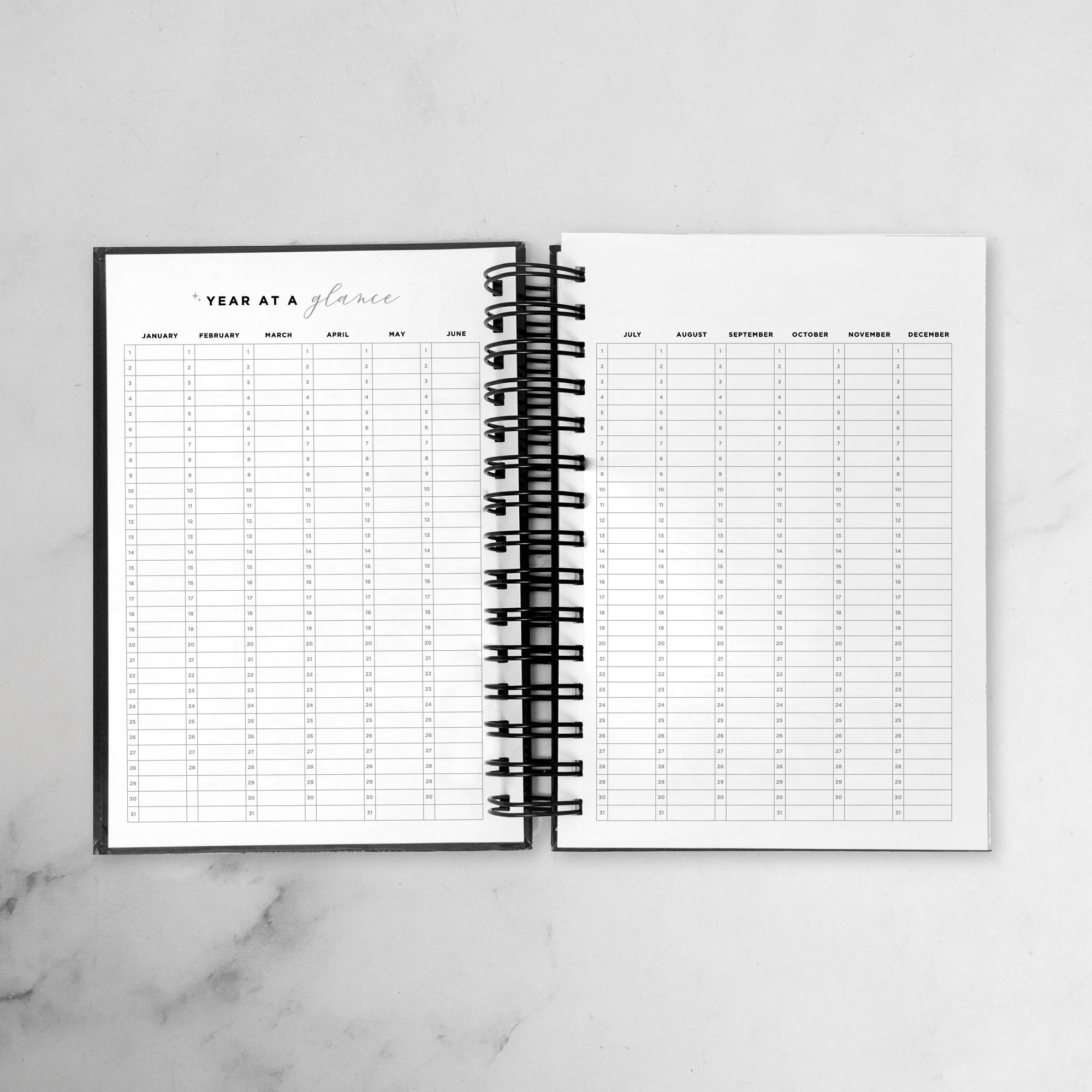 Red Space Daily Planner