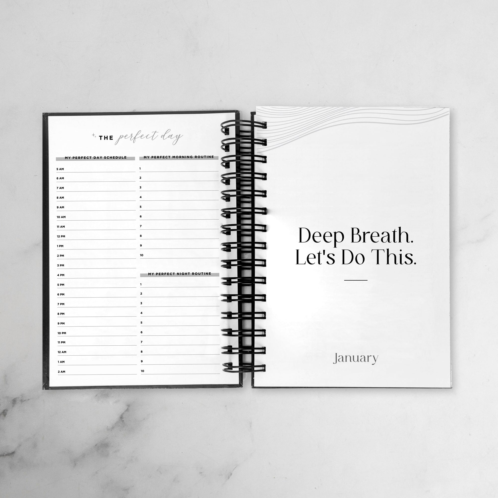 Coffee &amp; Cream Daily Planner