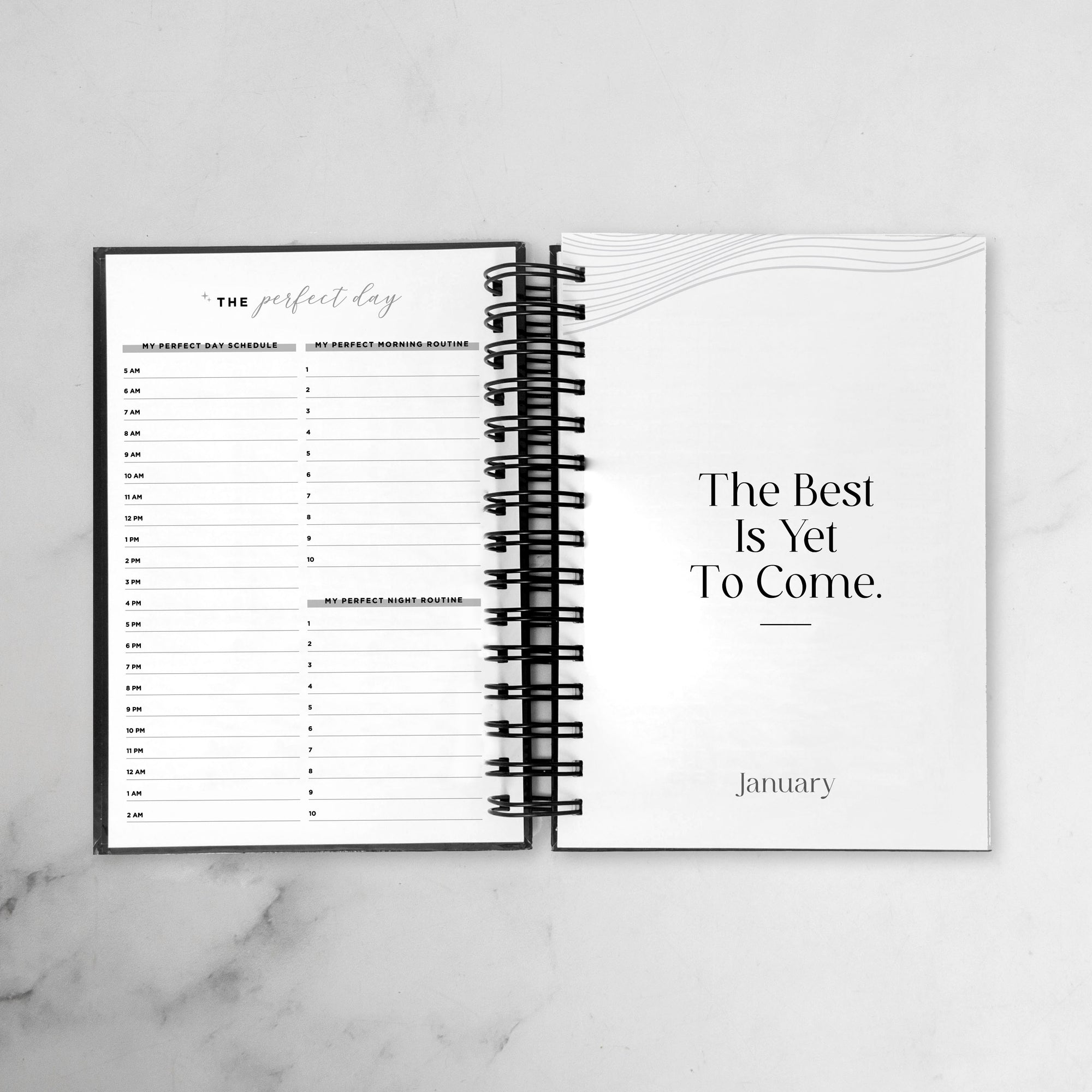 Business School Foil Daily Planner