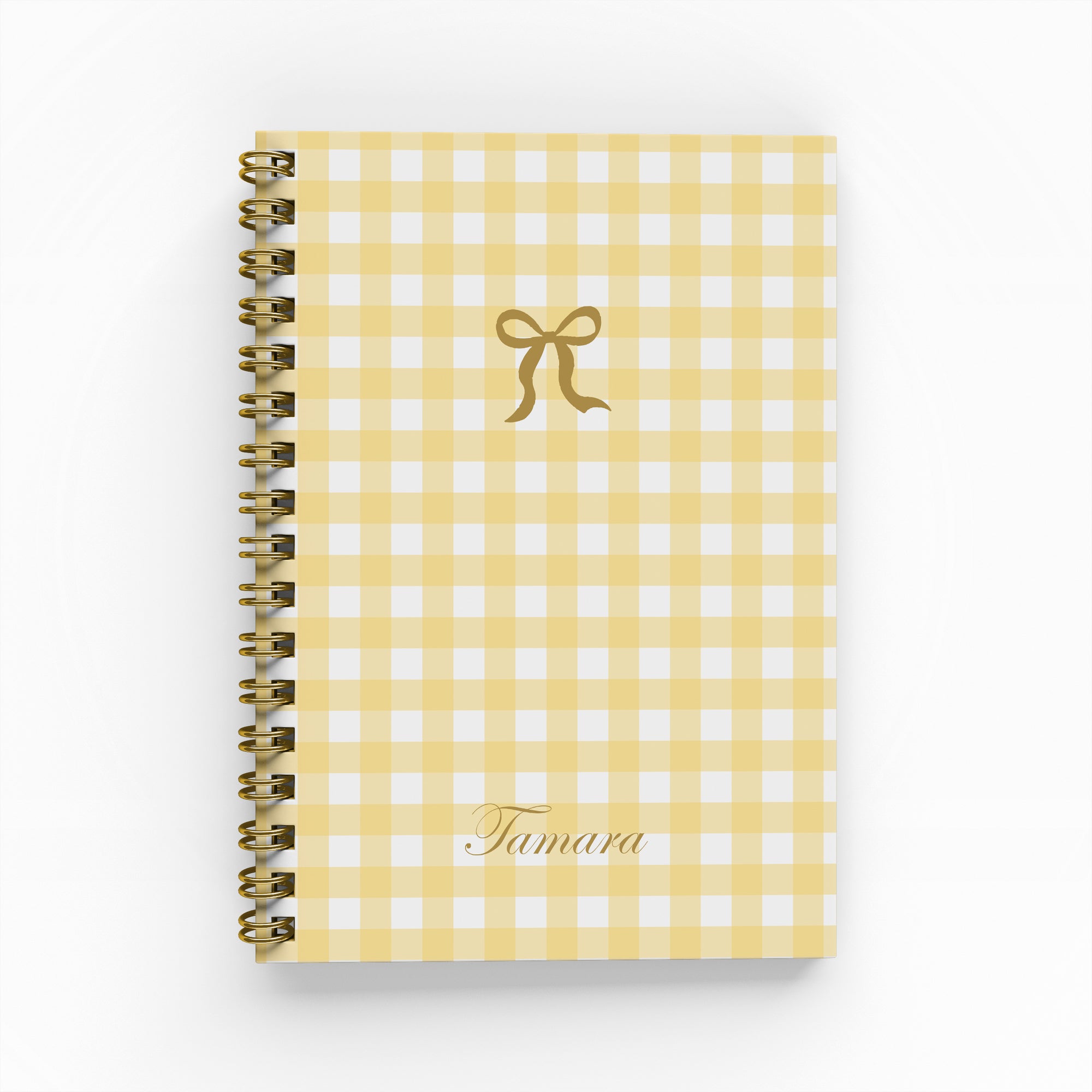 Gingham Foil Academic Planner