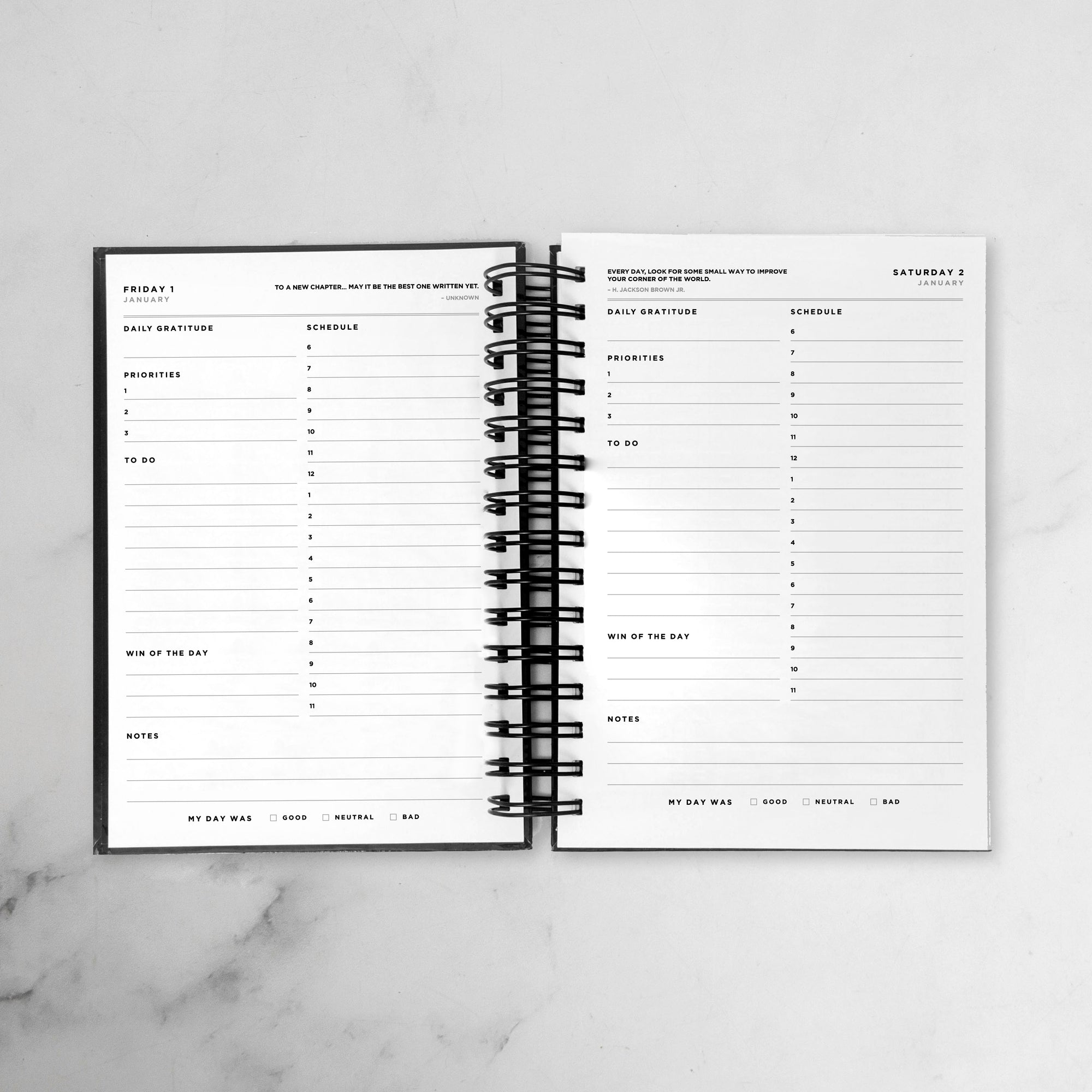 Coffee &amp; Cream Daily Planner