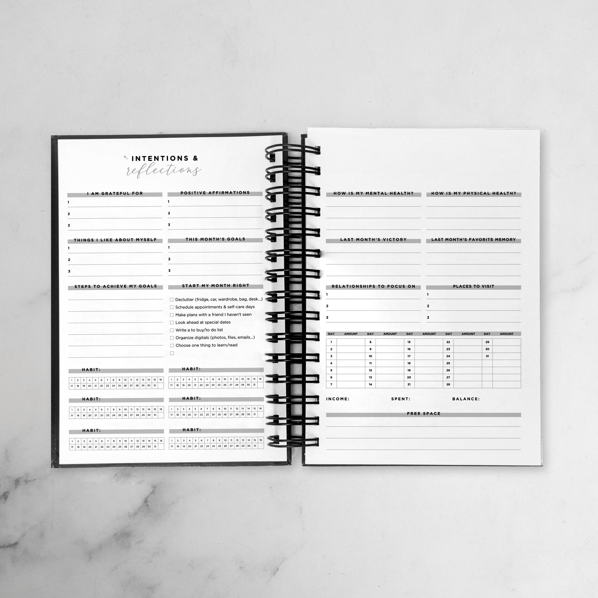 Business School Foil Daily Planner