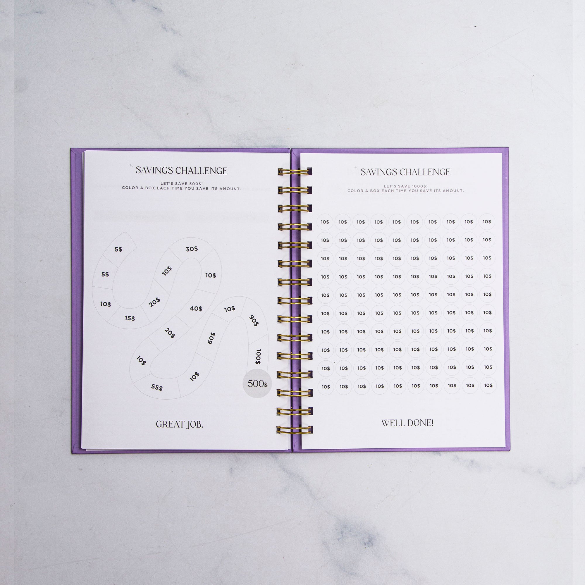 Any Name Foil Budget Planner