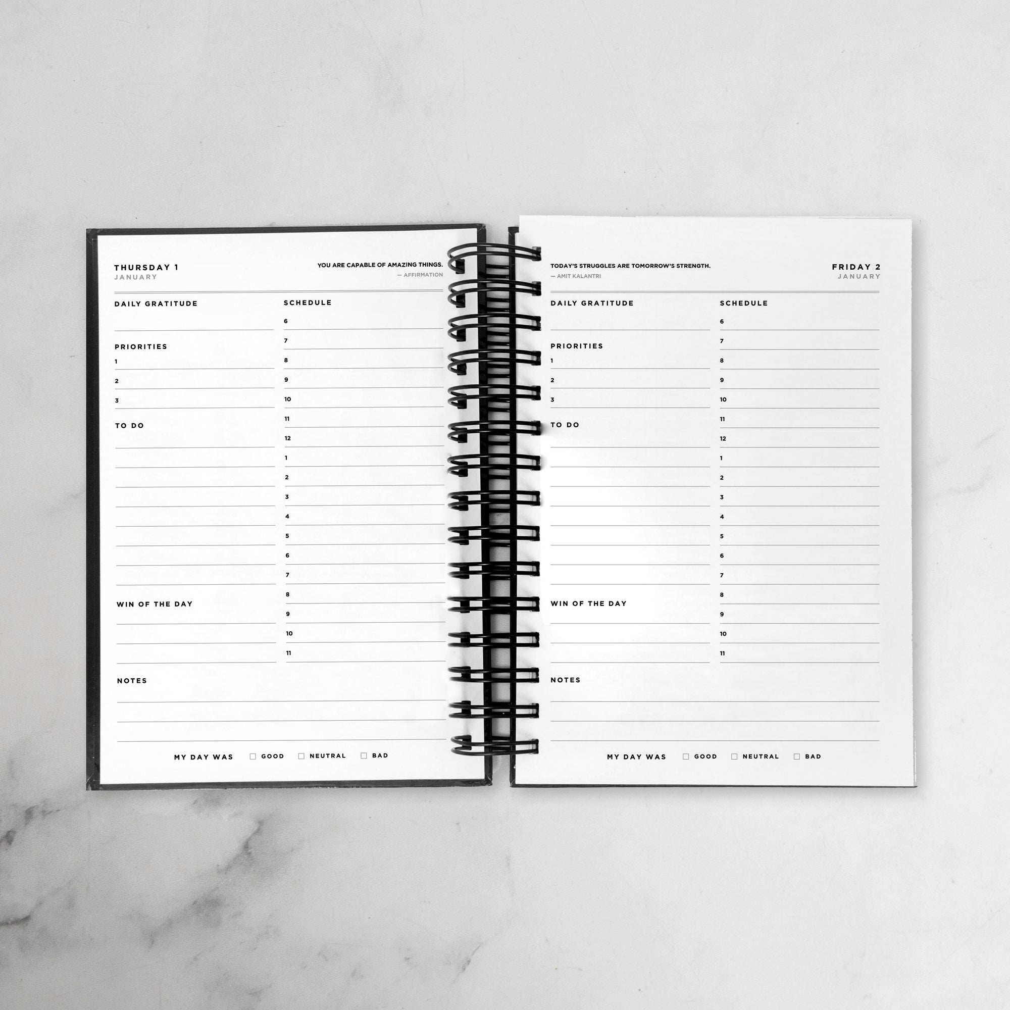Major or Profession Foil Daily Planner