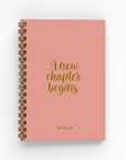 A New Chapter Begins Foil Undated Planner