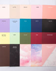 Black Simple Undated Planner