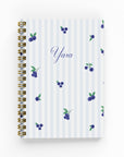 Blueberry Lined Notebook
