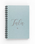 Script Name Linen Touch Foil Lined Notebook