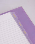 Foil Stickers for Binder Divider Tabs - ستيكرات رقائق معدنية لفواصل ملفات الحلقات