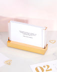 Acrylic Gold Desk Stand - قاعدة مكتب أكريليك ذهبية