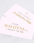 Affirmation Cards for Acrylic Gold Desk Stand - بطاقات توكيد