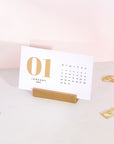 Brass Flat Card Holder - حامل بطاقات نحاسي مسطح